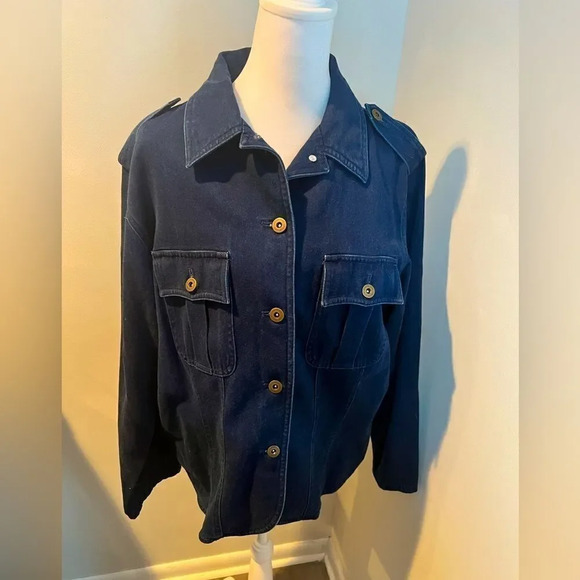 Liz clairborne denim jacket - Picture 1 of 5